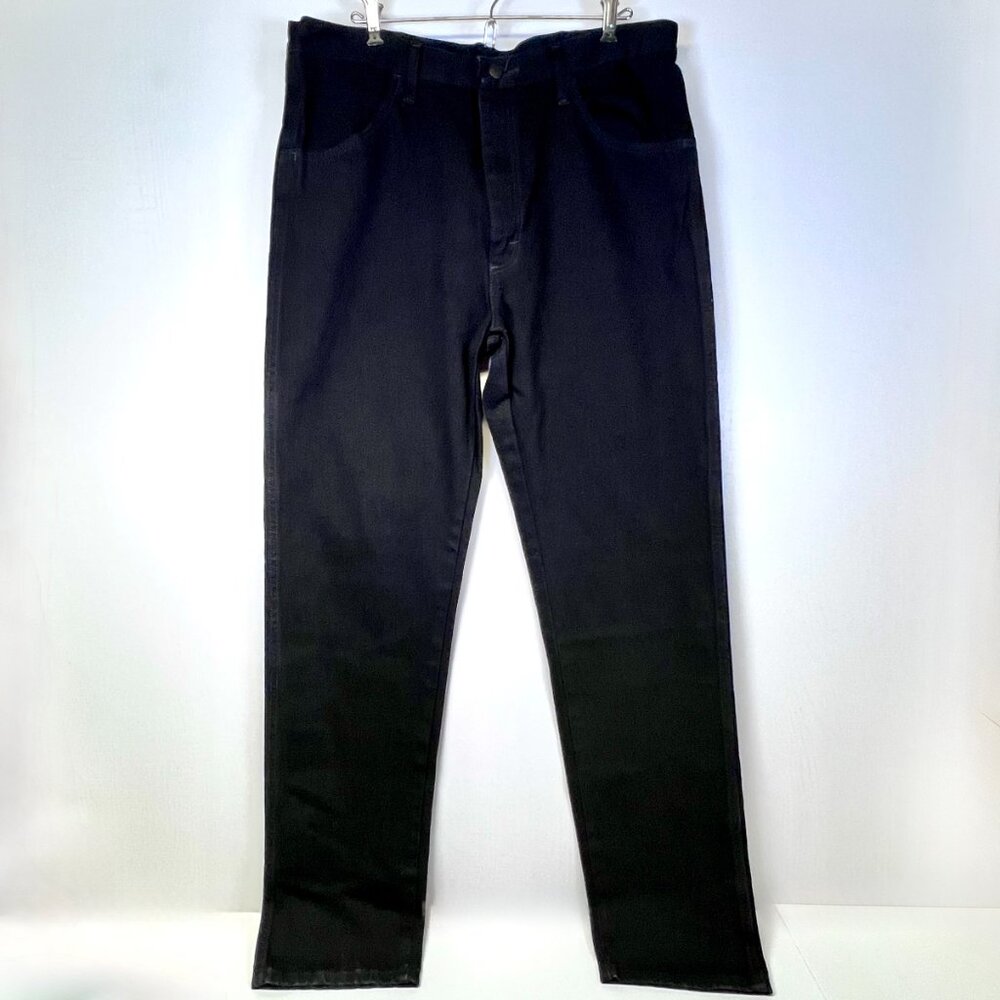 Rustler Mens Jeans 36x34 Black Heavyweight Denim Classic Fit Workwear NWOT Pants